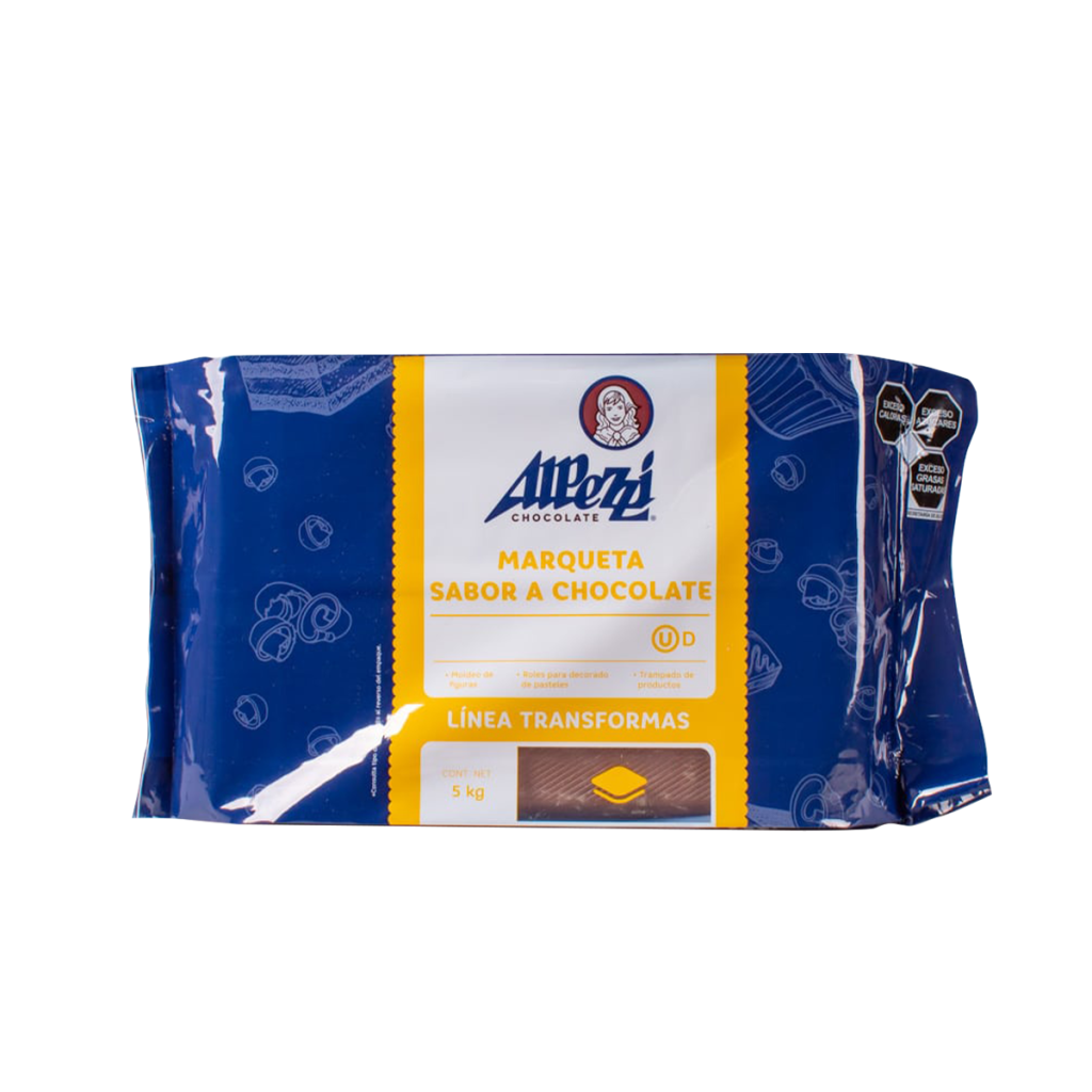 Marqueta de chocolate lácteo Alpezzi 5 kg AC Suprema