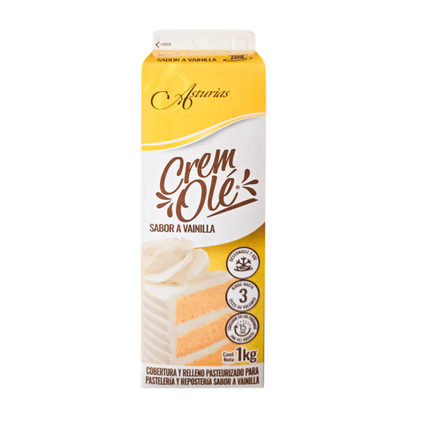 Crema para batir sabor vainilla CremOlé 1 Kg