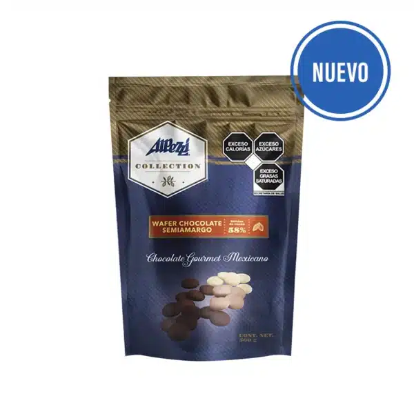 Wafer Chocolate Semiamargo Collection Alpezzi 500 gr